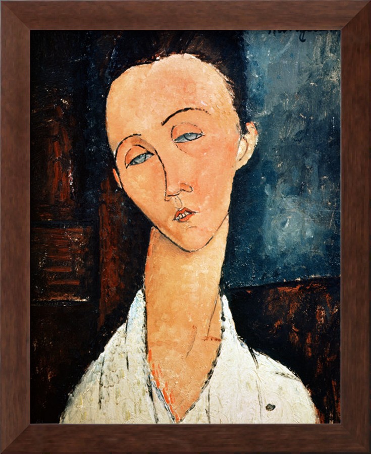 Portrait of Lunia Czechowska, 1918 - Amedeo Modigliani Paintings